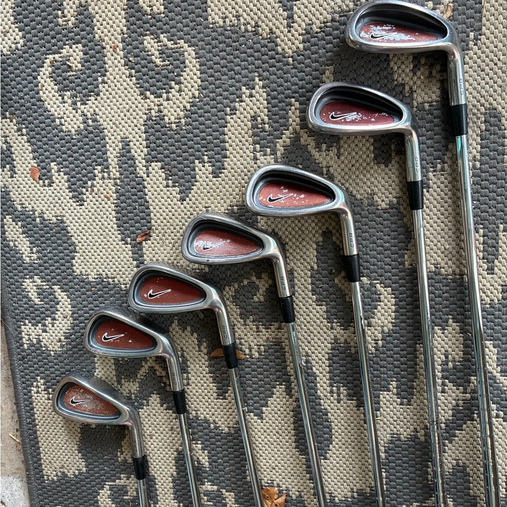 Nike CPR Iron Set 3 4 5 6 8 9 PW Regular Steel Mens RH CPR Shaft Golf Clubs Set